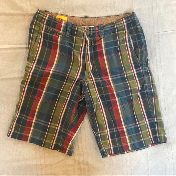 GAP plaid men’s shorts size 33 - Picture 2 of 5